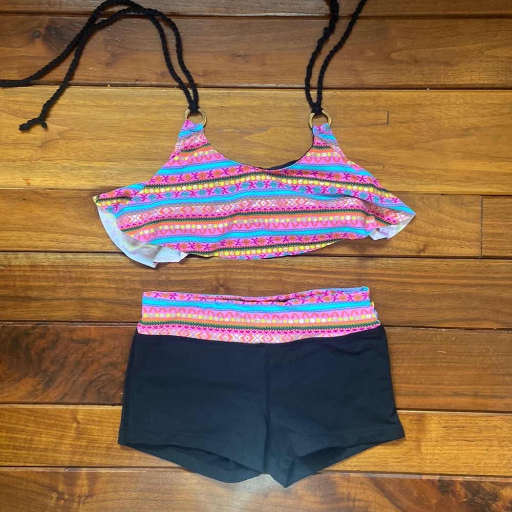 California Kisses Dance Outfits Shorts Top Medium 7 8